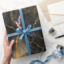 Luxe zwart goud marmer luxe abstract patroon