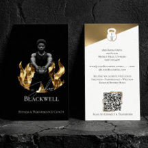 Luxe Zwart Goud Persoonlijke Trainer Fitness Foto