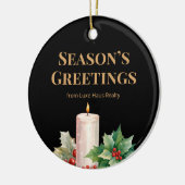Luxe Zwart & Goud Vastgoed Ornament (Links)