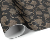 Luxe Zwart Inpakpapier (Rol Hoek)
