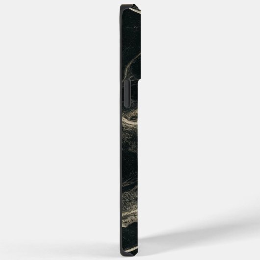 Luxe zwart marmer cool Case-Mate iPhone case (Achterkant / Rechts)