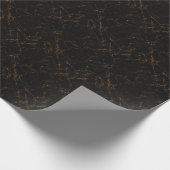 Luxe zwart marmer: elegante textuur cadeaupapier (Hoek)