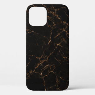 Luxe zwart marmer: elegante textuur Case-Mate iPhone case