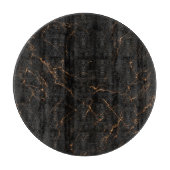 Luxe zwart marmer: elegante textuur snijplank (Voorkant)