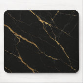 Luxe zwart marmeren Muismat (Voorkant)