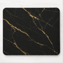 Luxe zwart marmeren Muismat