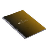 Luxe zwart & mosterd journal 2026 notitieboek (Rechterzijde)
