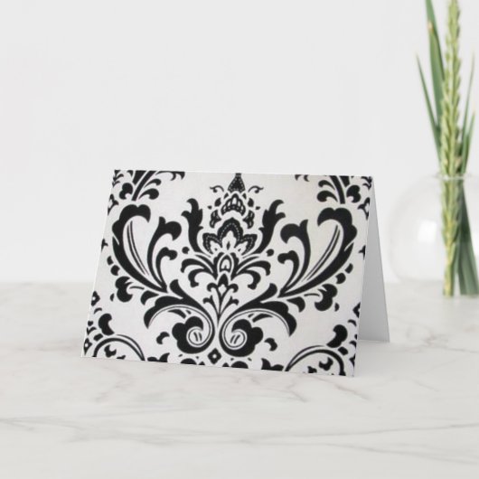 LUXE ZWART-WIT KAART (Voorkant)