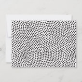 Luxe zwarte Confetti Stippen II Cadeaubon (Achterkant)