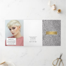 Luxe Zwarte Confetti Stippen met Gouden Balk Broch