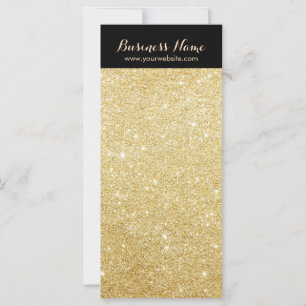 Luxe zwarte en Gold Glitter-achtergrondrackKaarten