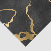 Luxe, zwarte en goudvormig vormgeving tissuepapier (Detail)
