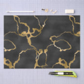 Luxe, zwarte en goudvormig vormgeving tissuepapier (Craft)