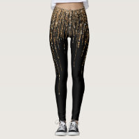 Luxe zwarte goudglitterrand