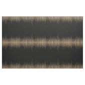 Luxe zwarte goudglitterrand stof (Fat Quarter)