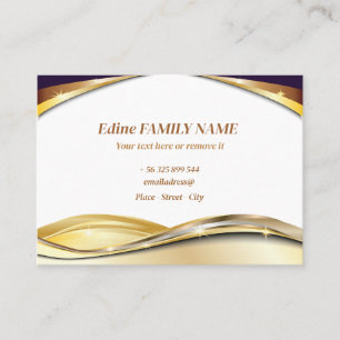 Luxe zwarte visitekaartjes