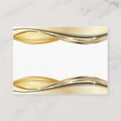 Luxe zwarte visitekaartjes (Achterkant)