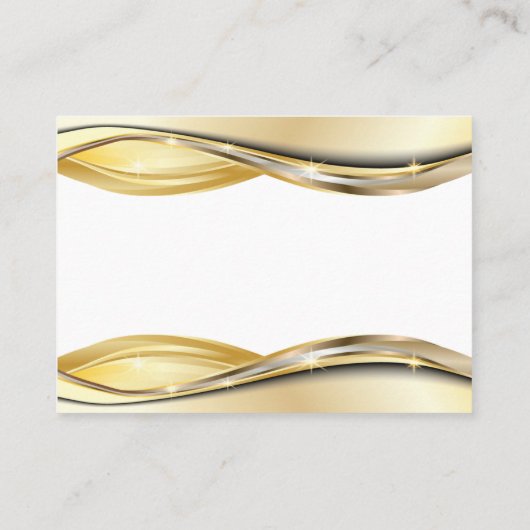 Luxe zwarte visitekaartjes (Achterkant)