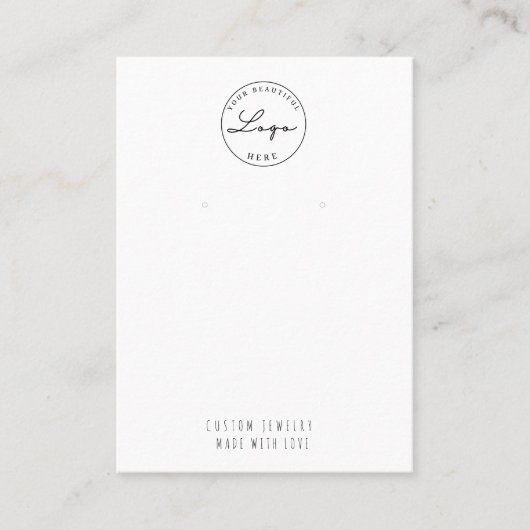 Luxearme, minieme juwelenvertoning Kaart Visitekaartje (Voorkant)