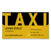 LuxeCab Magnetisch Visitekaartje (Voorkant)