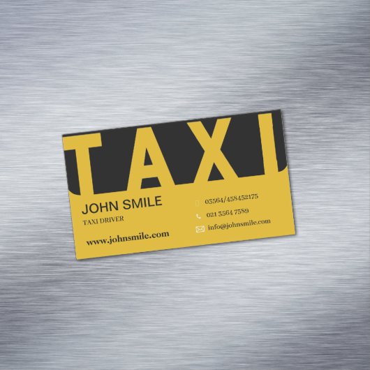 LuxeCab Magnetisch Visitekaartje (Voorbeeld)