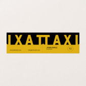 LuxeCab Visitekaartje (Buitenkant ongevouwen)