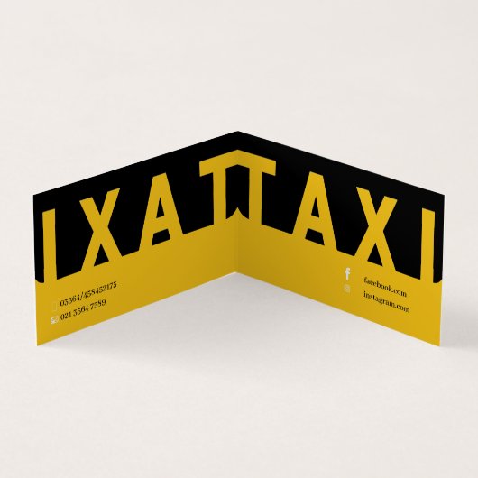 LuxeCab Visitekaartje (Binnen)