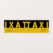 LuxeCab Visitekaartje (Binnenkant ongevouwen)