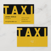 LuxeCab Visitekaartje (Voorkant / Achterkant)