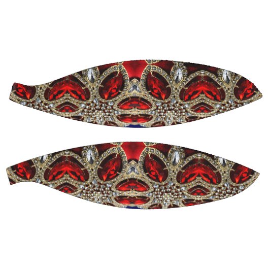 luxediamantgoud ruby red rhinestone basketbal (Panelen)