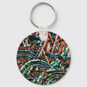 Luxegiften voor fietsers sleutelhanger