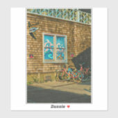 Luxegiften voor fietsers sticker (Vel)