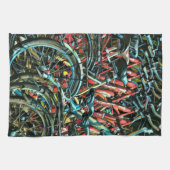 Luxegiften voor fietsers theedoek (Horizontaal)