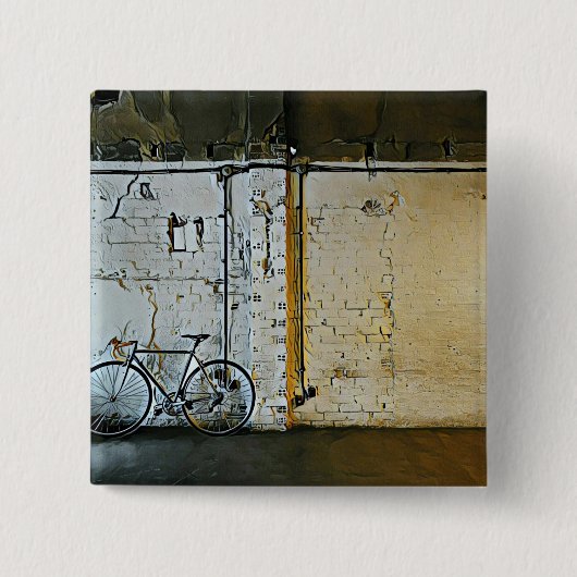 Luxegiften voor fietsers vierkante button 5,1 cm (Voorkant)
