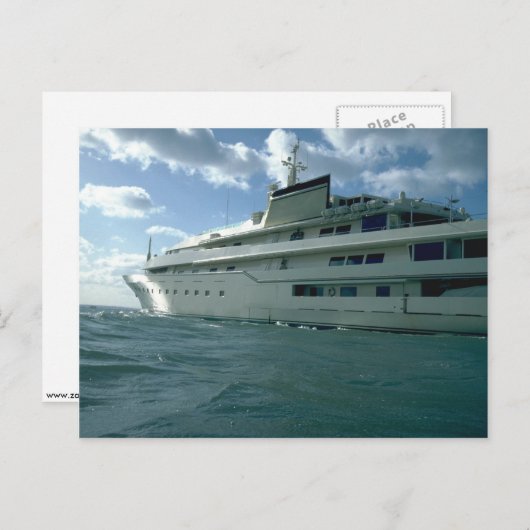 Luxejacht Briefkaart (Voorkant / Achterkant)