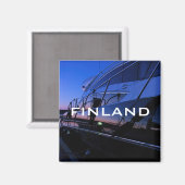 Luxejacht op Finse magneet (Voorkant / Achterkant)