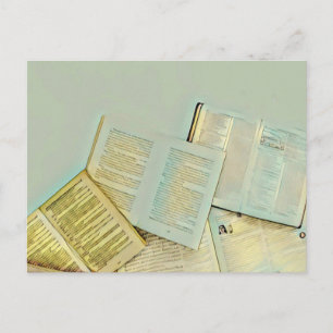 Luxekaartjes voor boekliefhebbers briefkaart