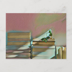 Luxekaartjes voor boekliefhebbers briefkaart