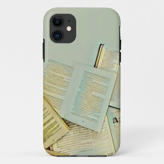 Luxekaartjes voor boekliefhebbers Case-Mate iPhone case (Achterkant)