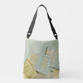 Luxekaartjes voor boekliefhebbers crossbody tas (Voorkant)