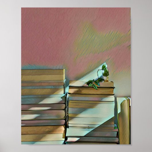 Luxekaartjes voor boekliefhebbers poster (Voorkant)