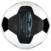 Luxekar-logo - Ice Blue-sportauto Voetbal (Gedraaid)