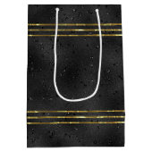 Luxeklak monochromatische glazen achtergrond medium cadeauzakje (Achterkant)