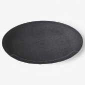 Luxekornamental mandala zwart papieren bordje (Gekanteld)