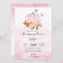 Luxekroze en Silver Pumpkin Thanksgiving Dinner