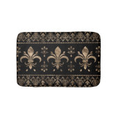 Luxekuntje en gouden versiering van de Fleur-de-li Badmat (Voorkant)
