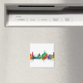 Luxembourg City Skyline Magneet (Insitu (Vaatwasser))