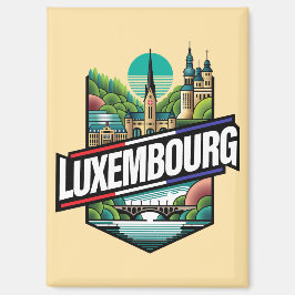 Luxembourg Europe Magneet