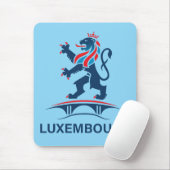 Luxembourg Europe Muismat (Met muis)
