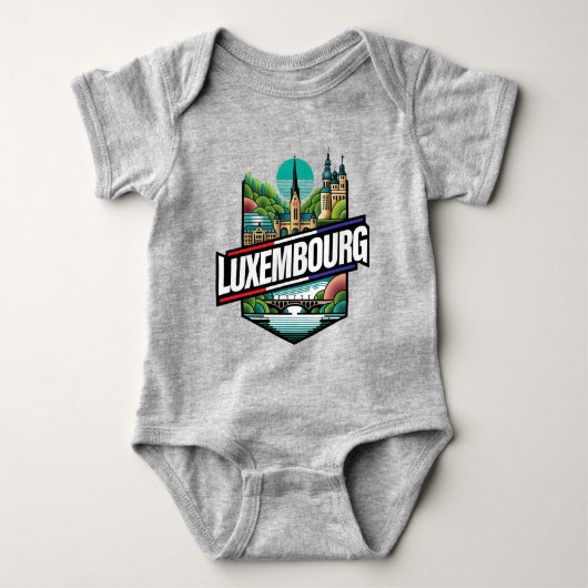 Luxembourg Europe Romper (Voorkant)